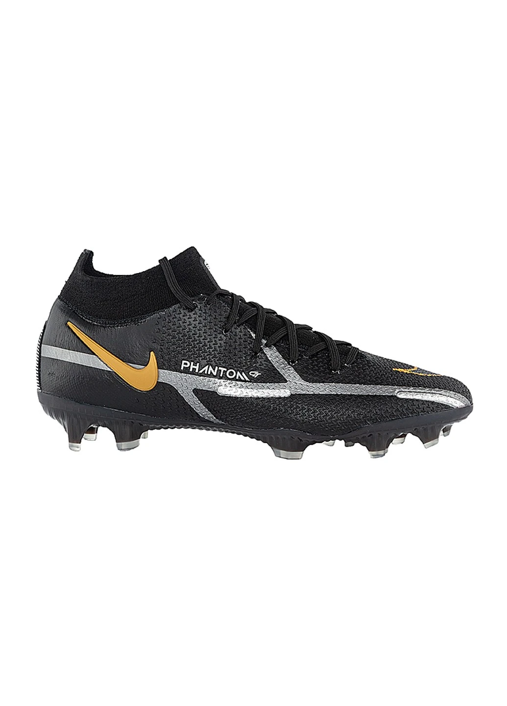 Черные бутсы phantom gt2 elite df fg Nike