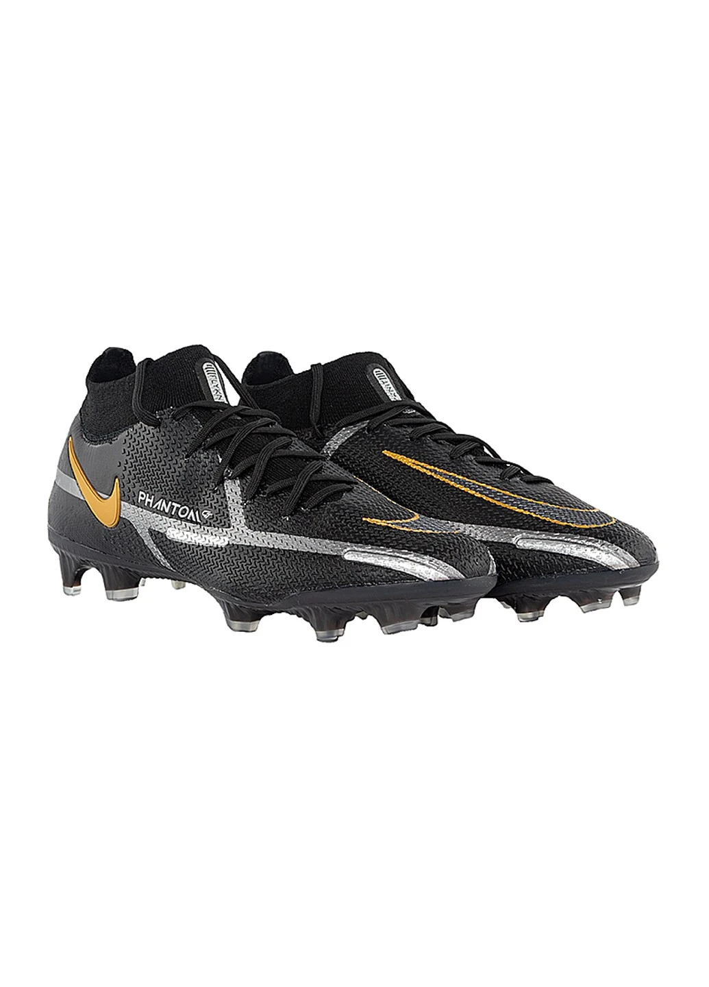 Черные бутсы phantom gt2 elite df fg Nike