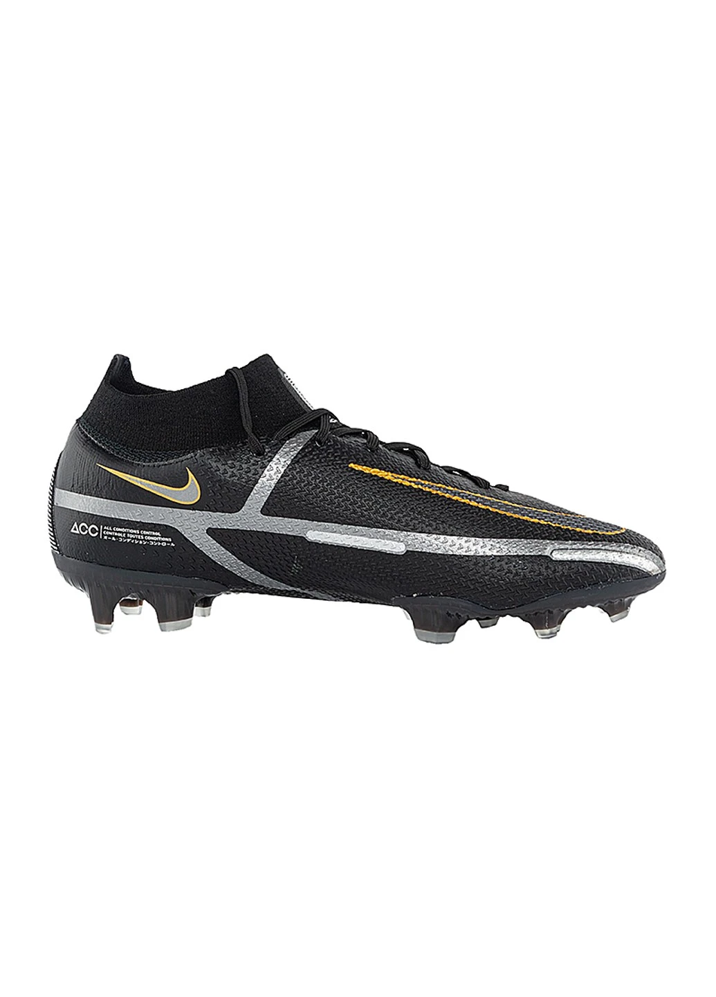 Черные бутсы phantom gt2 elite df fg Nike