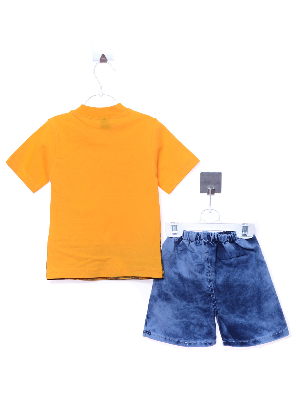 Желтый летний комплект (футболка, шорты) BOMBIS