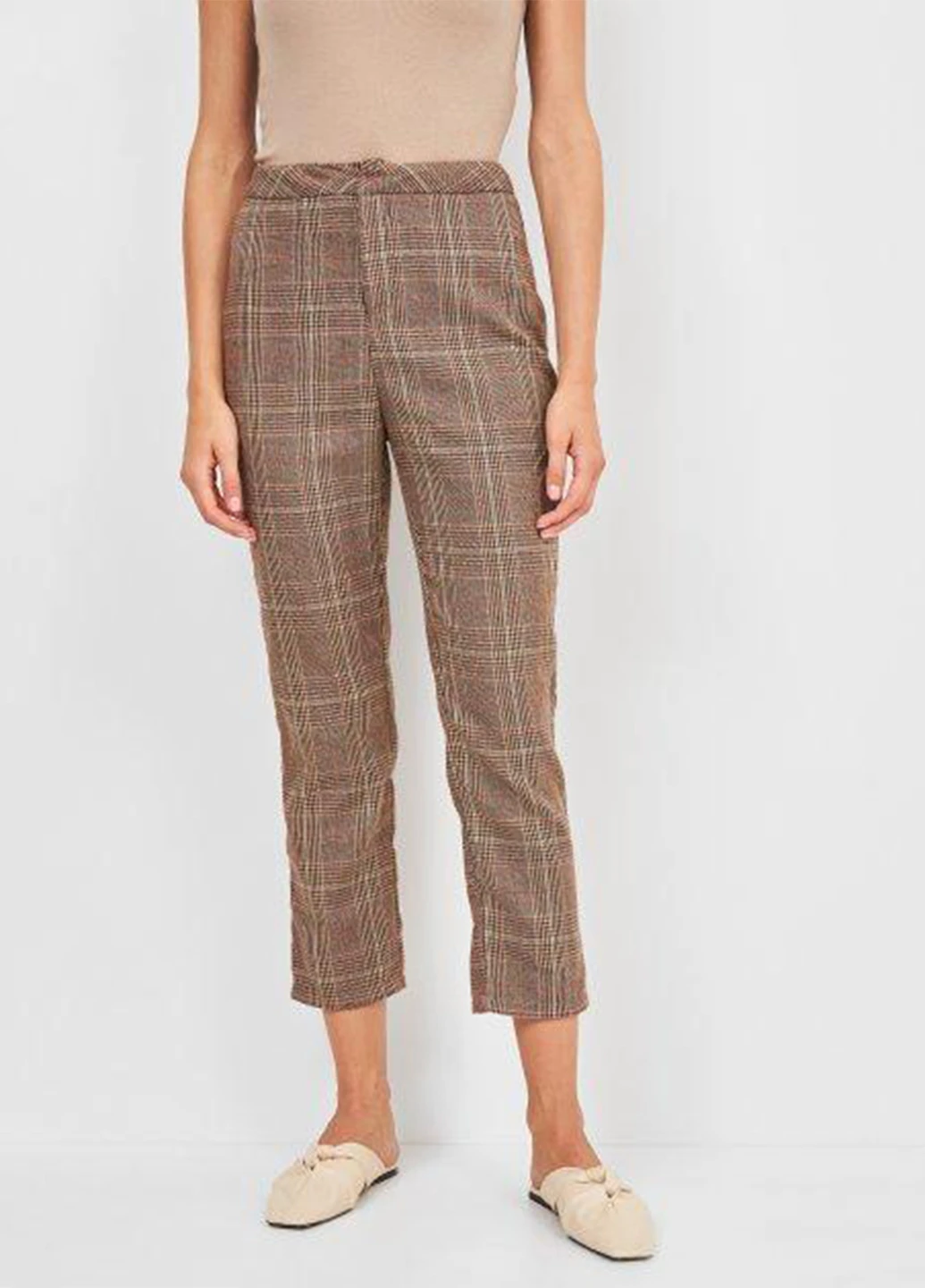 Кюлоти демісезон,коричневий в клітку, Missguided (251696880)