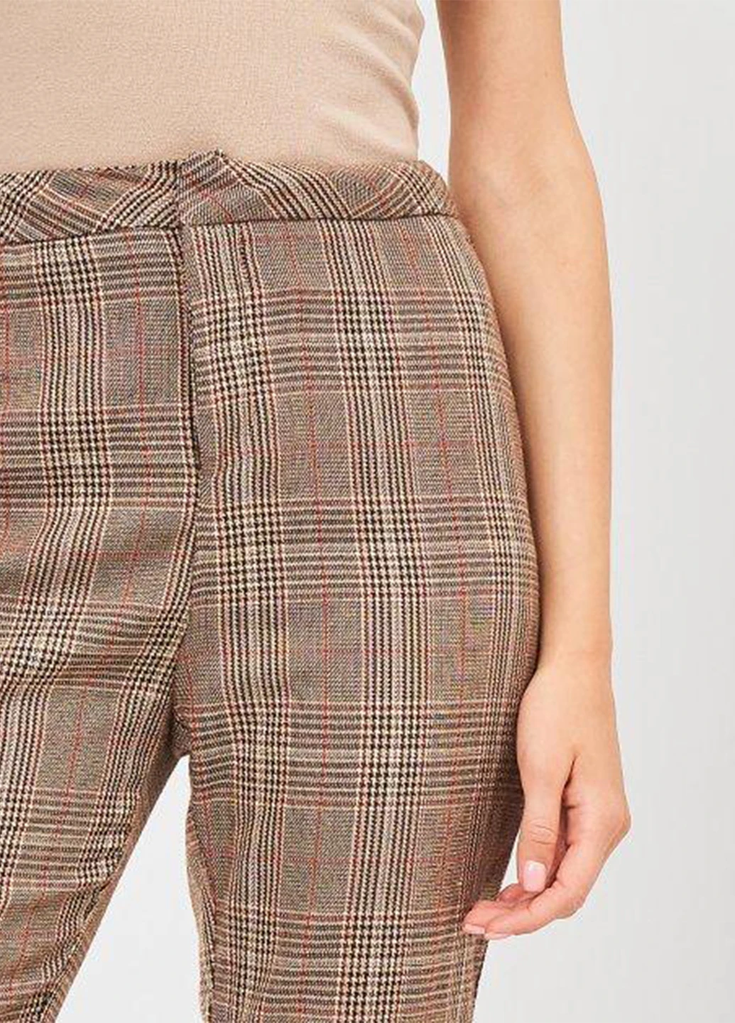 Кюлоти демісезон,коричневий в клітку, Missguided (251696880)