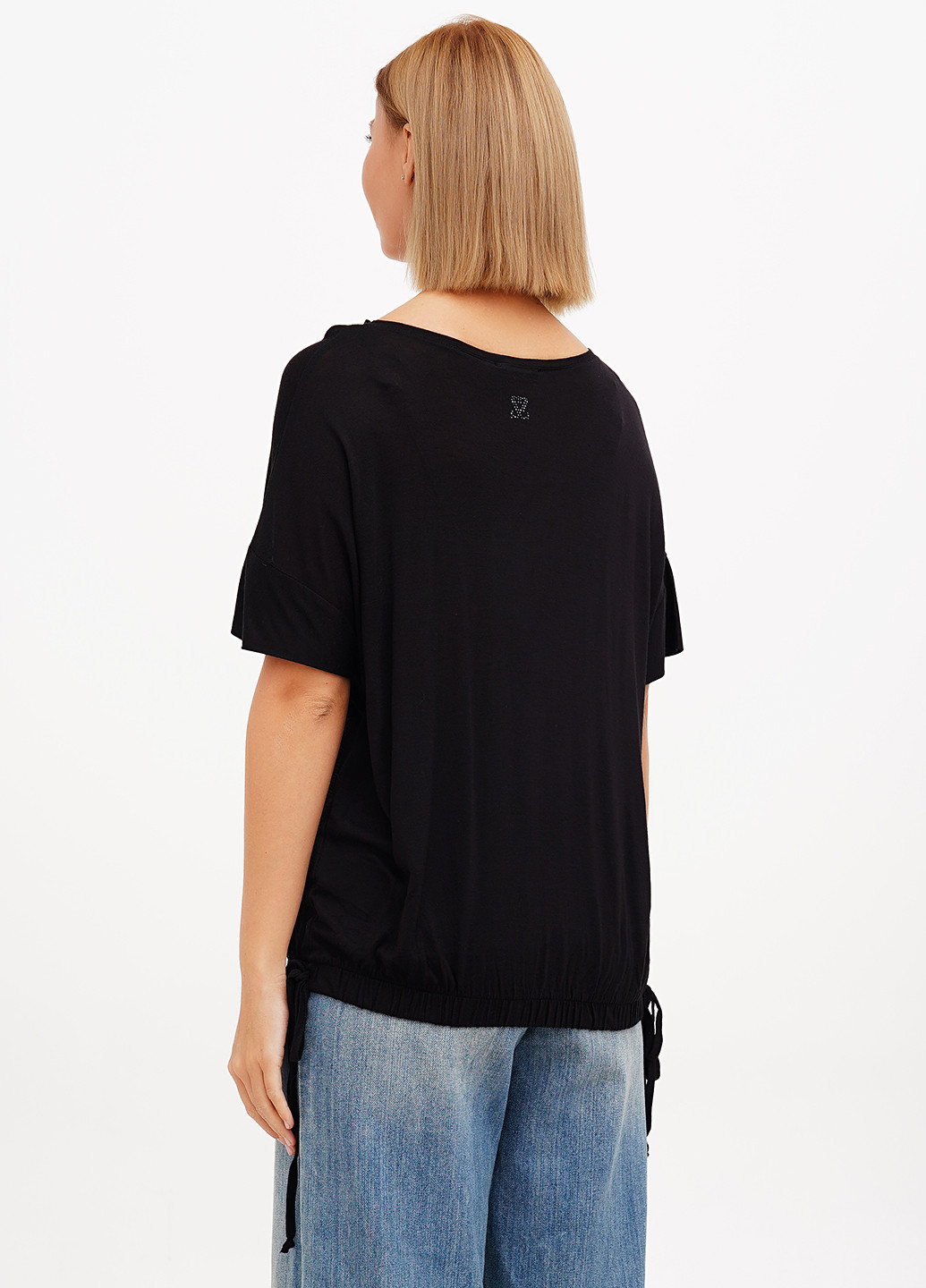 Чорна блуза Sassofono