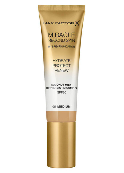 Тональная основа Miracle Second Skin Foundation SPF 20 Max Factor (250061657)
