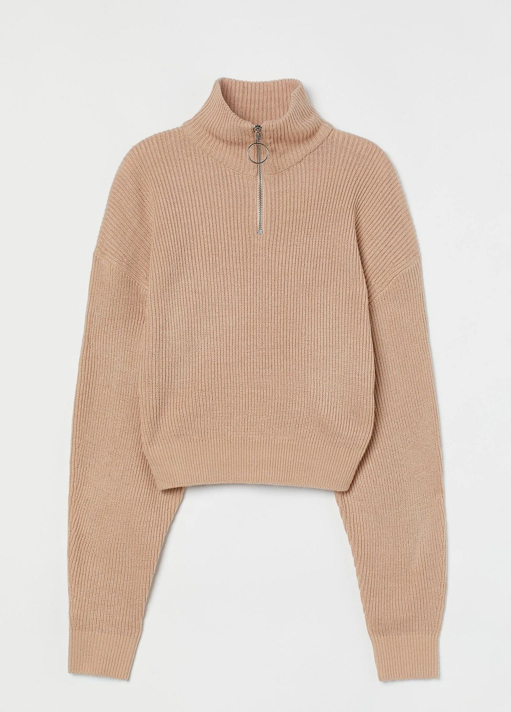 Бежевый демисезонный свитер H&M