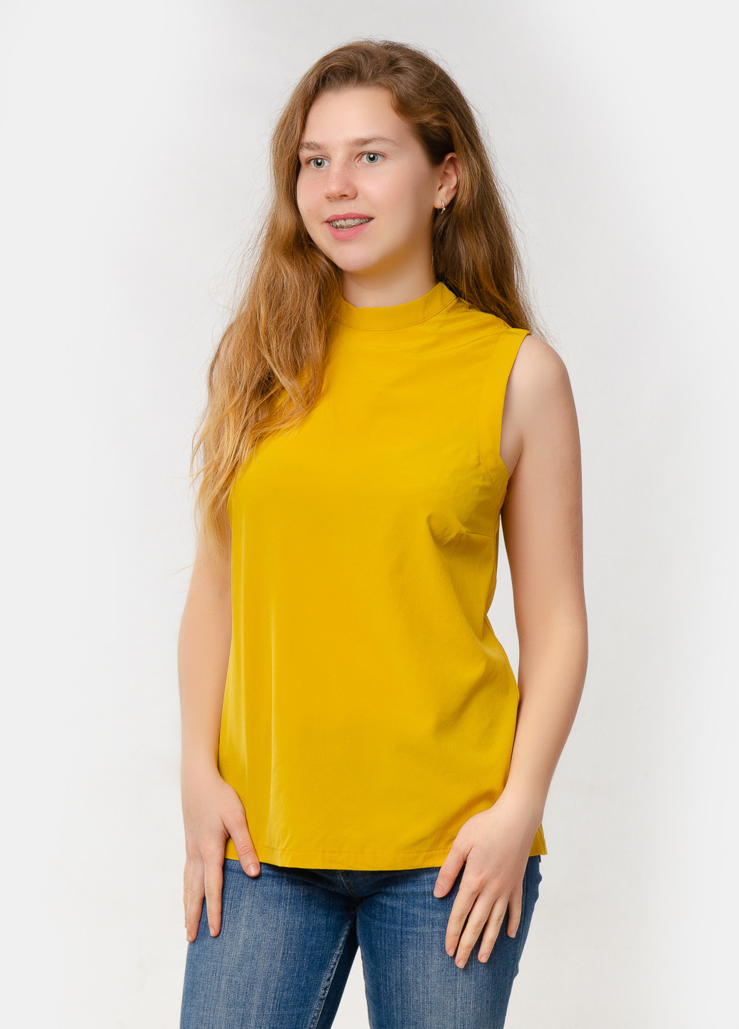 Желтая летняя блуза LibeAmore