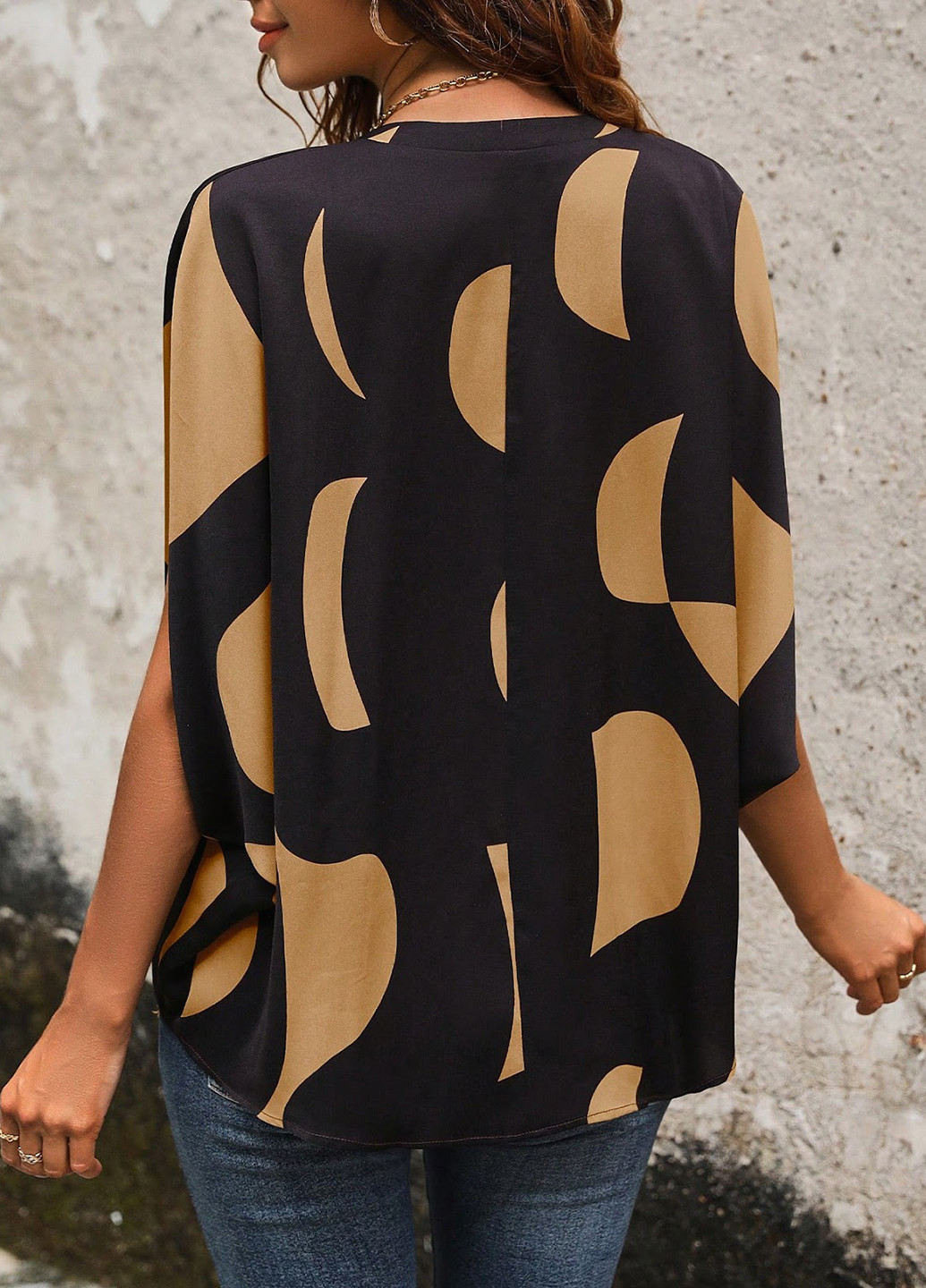 Чорна блуза SHEIN