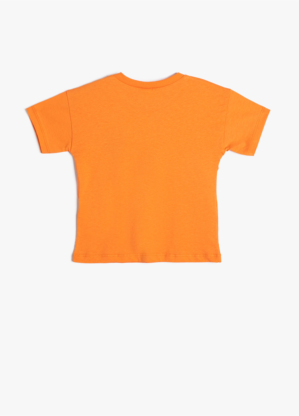 Оранжевая летняя футболка KOTON