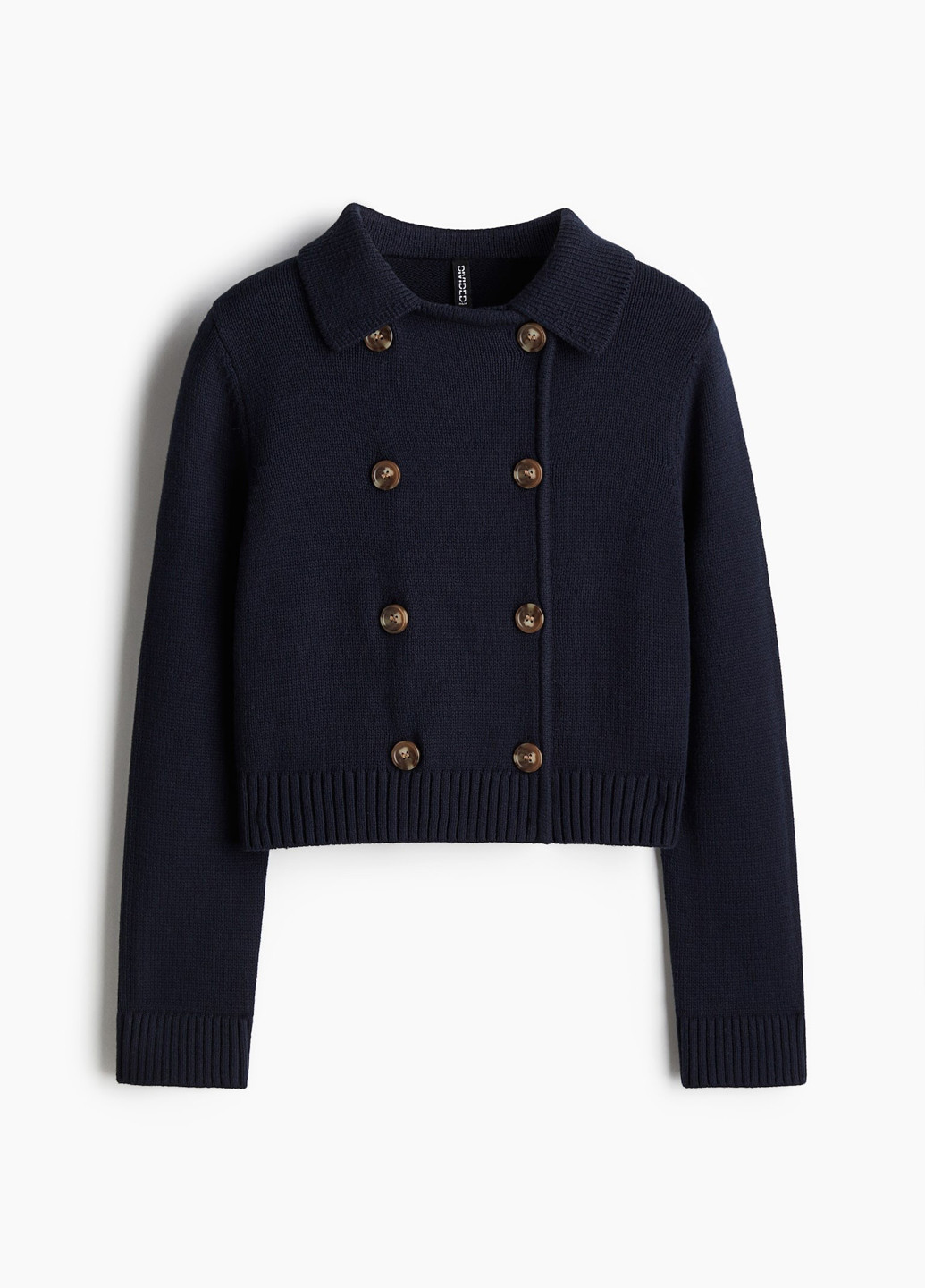 Темно-синий демисезонный кардиган H&M