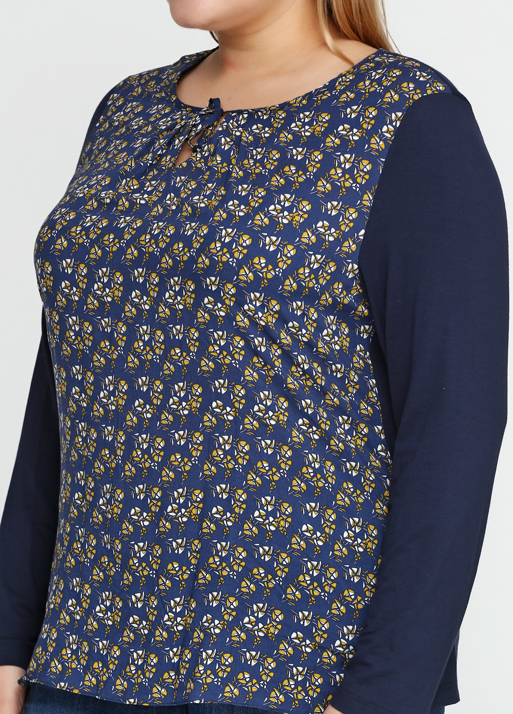 Темно-синяя демисезонная блуза Barbara Lebek