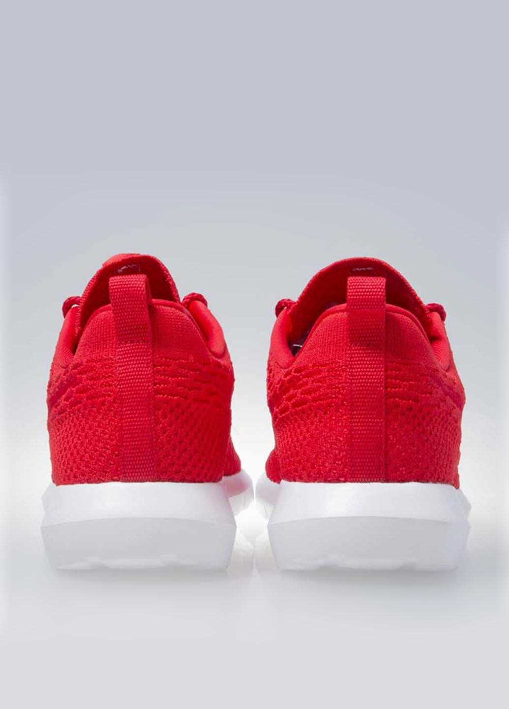 Красные демисезонные кроссовки Nike ROSHE NM FLYKNIT