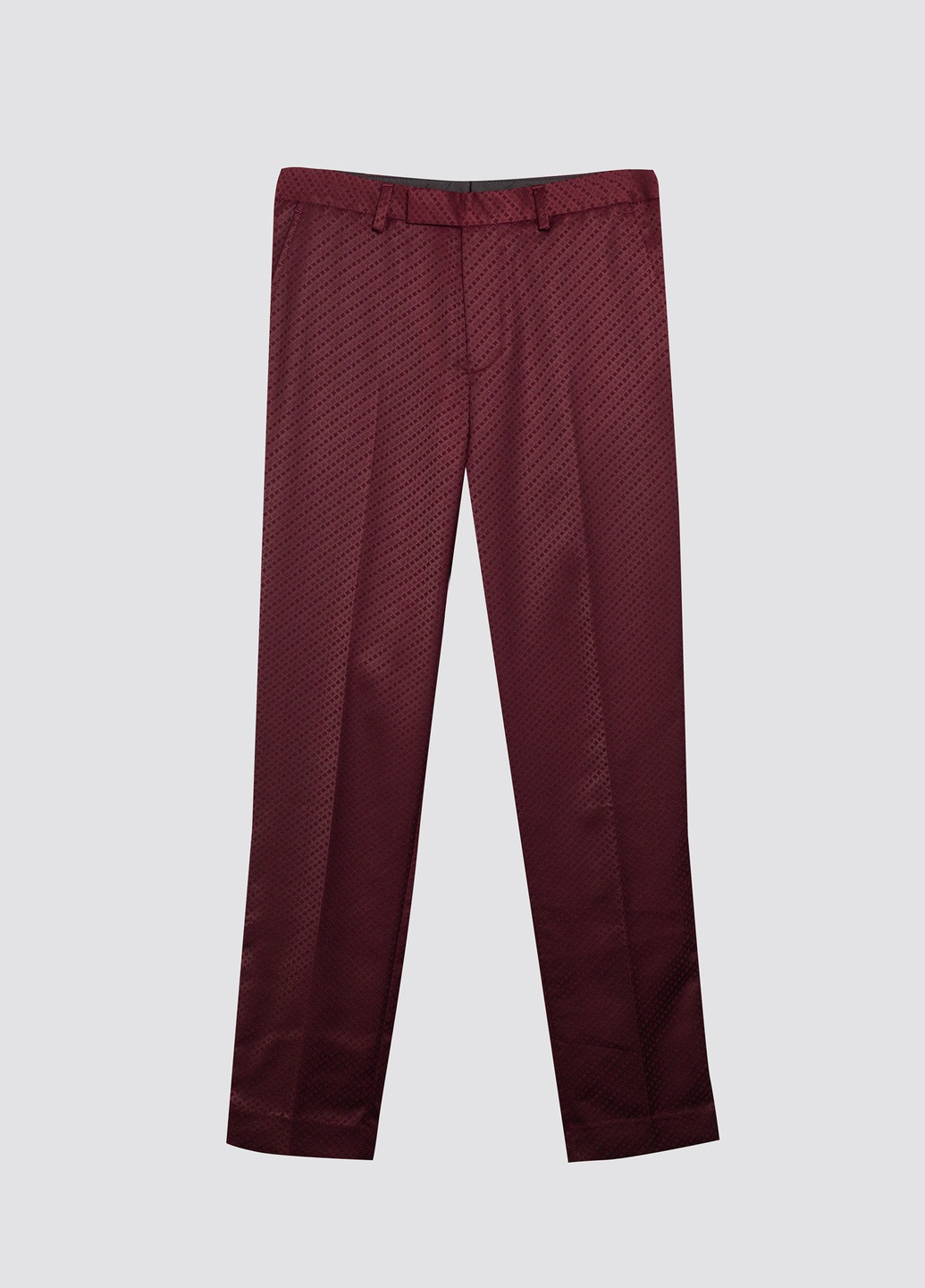 Бордовые кэжуал летние брюки Burton Menswear