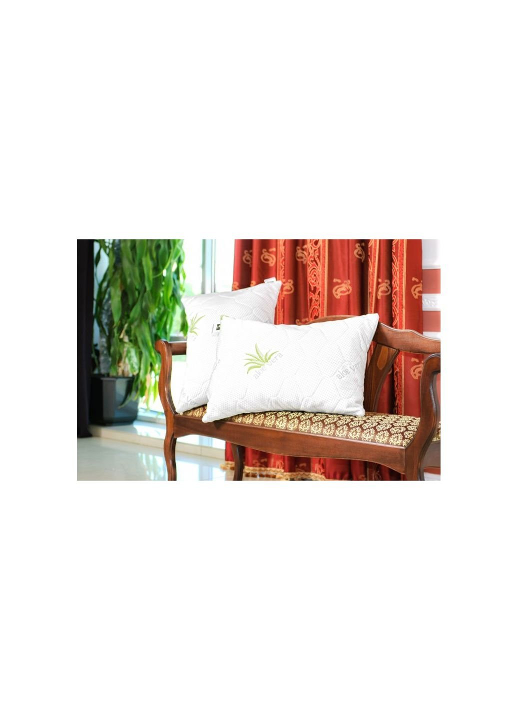 Подушка антиаллергенная №792 Alberto з эвкалиптом упругая 60х60 см (2200001488816) Mirson (254080382)