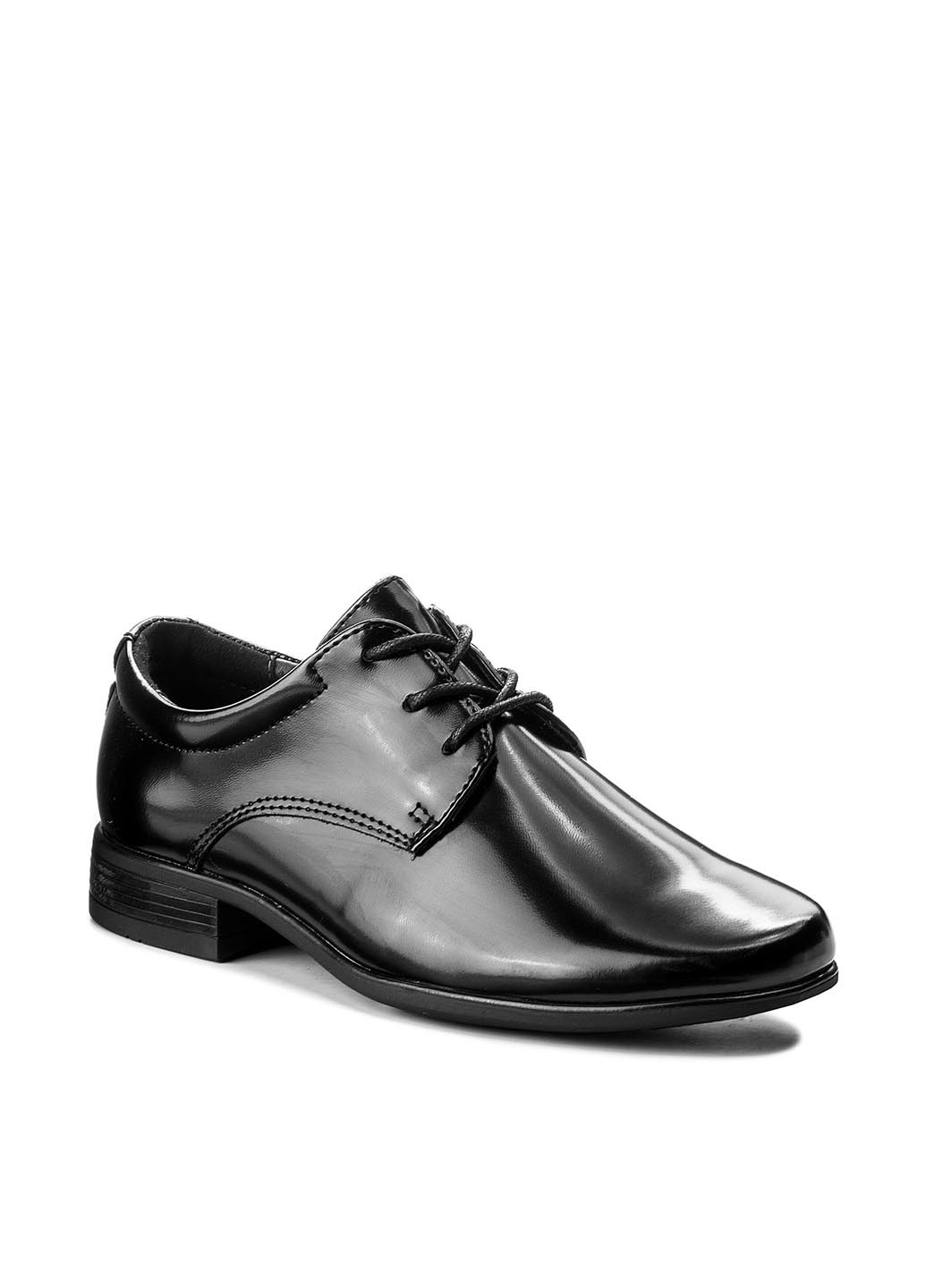 Черные туфлі со шнурками Ottimo