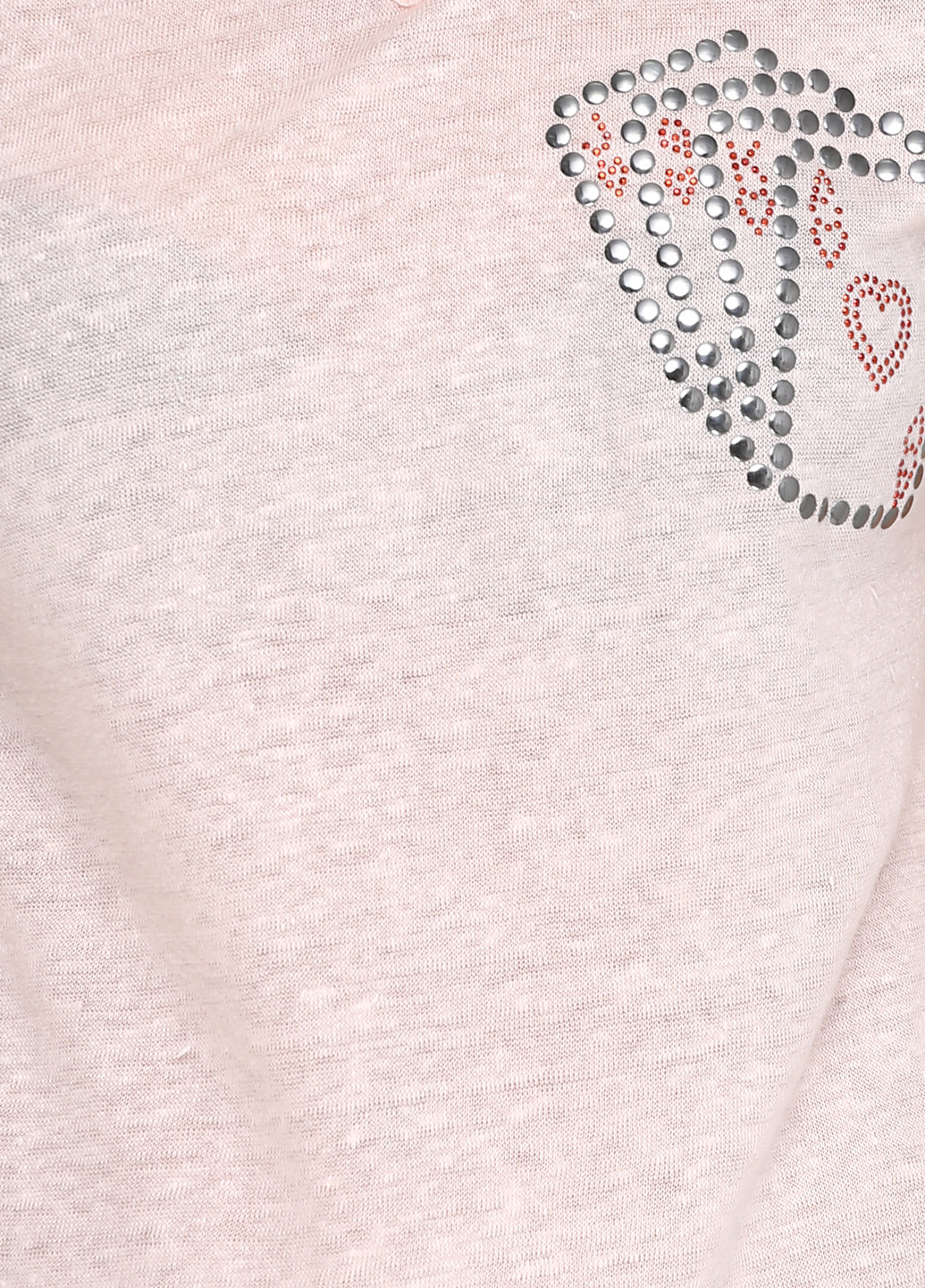 Блідо-рожева літня футболка Basic