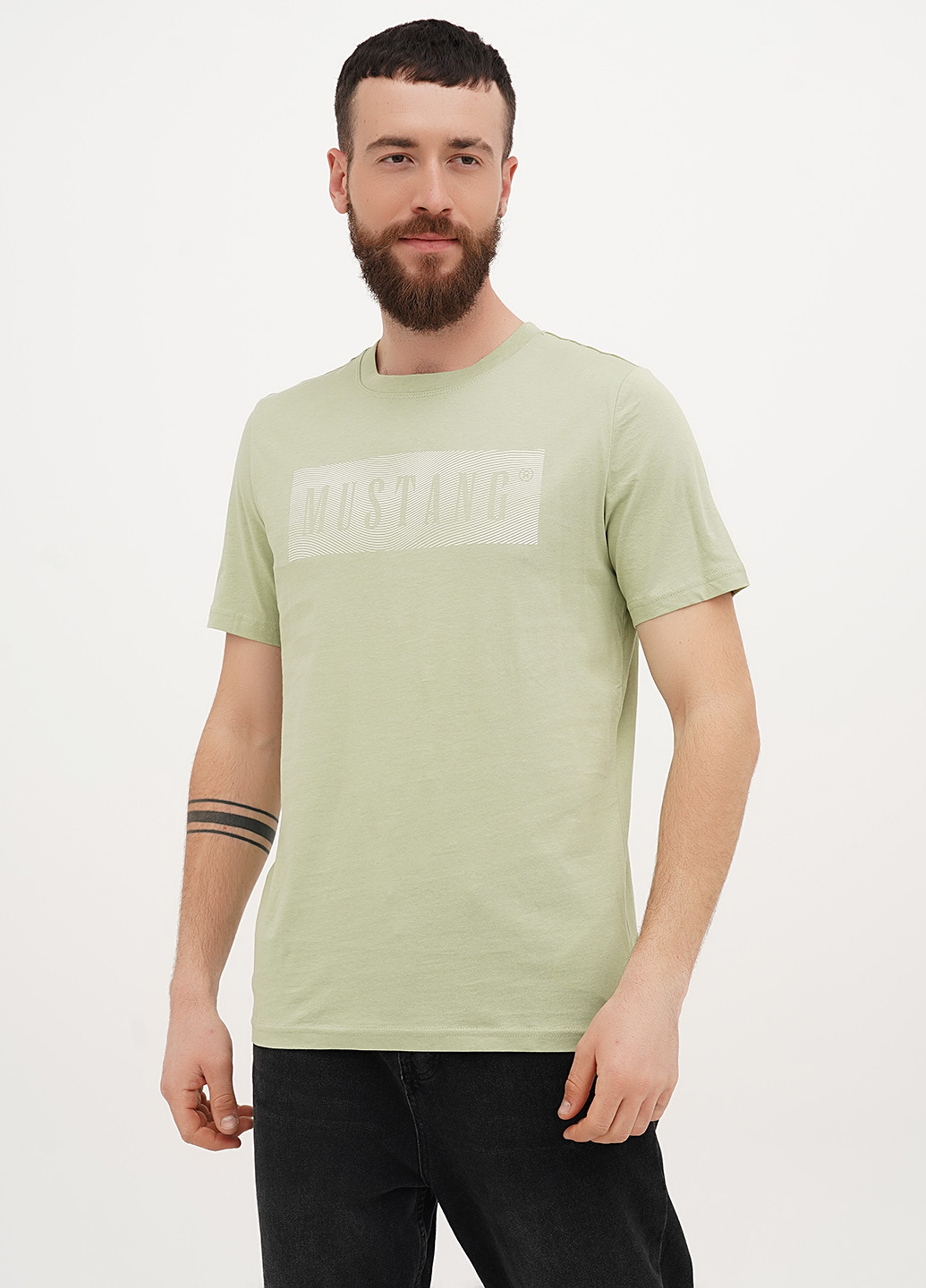 Світло-зелена футболка Mustang