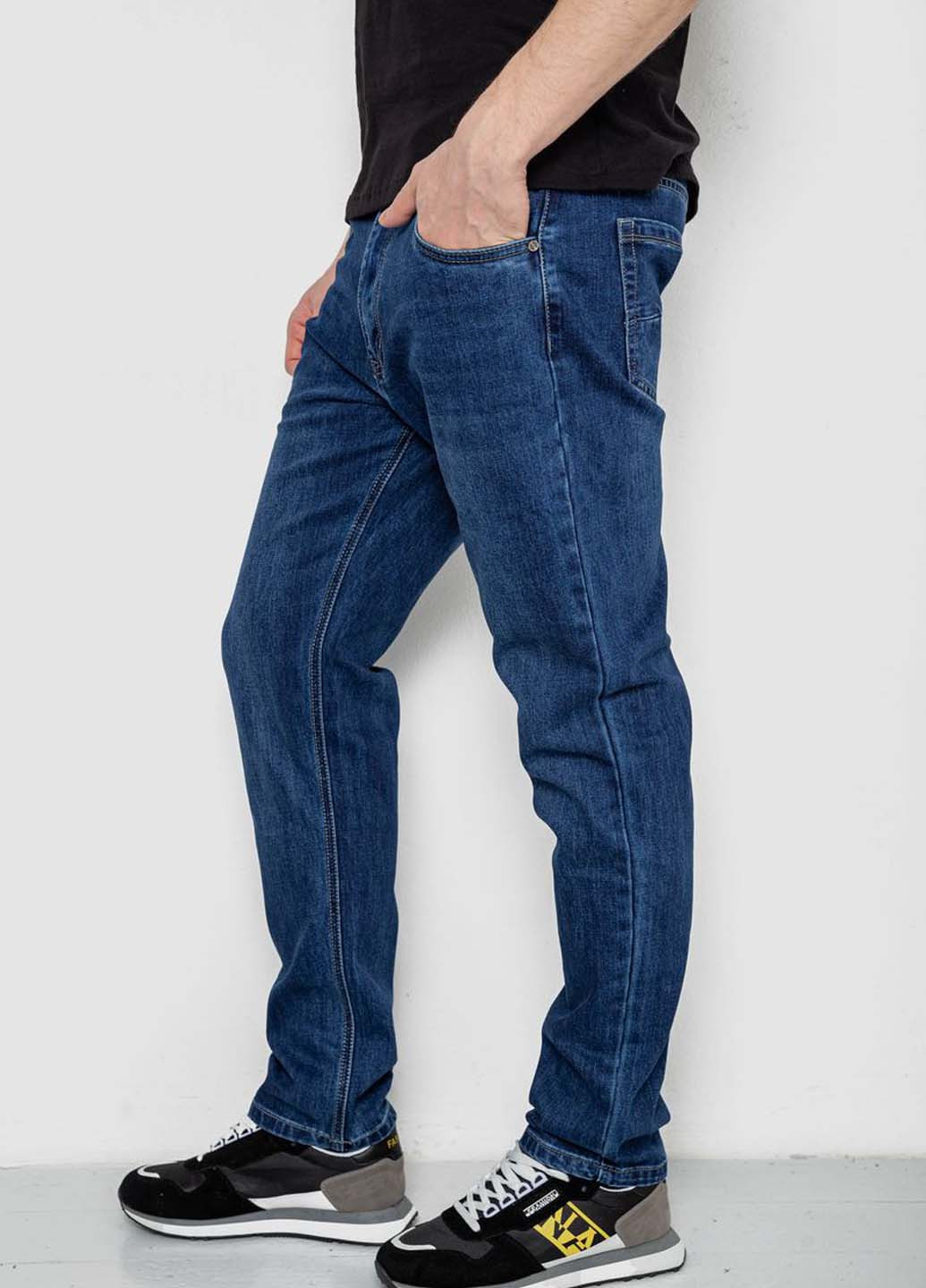 Синие демисезонные регюлар фит джинсы Ager