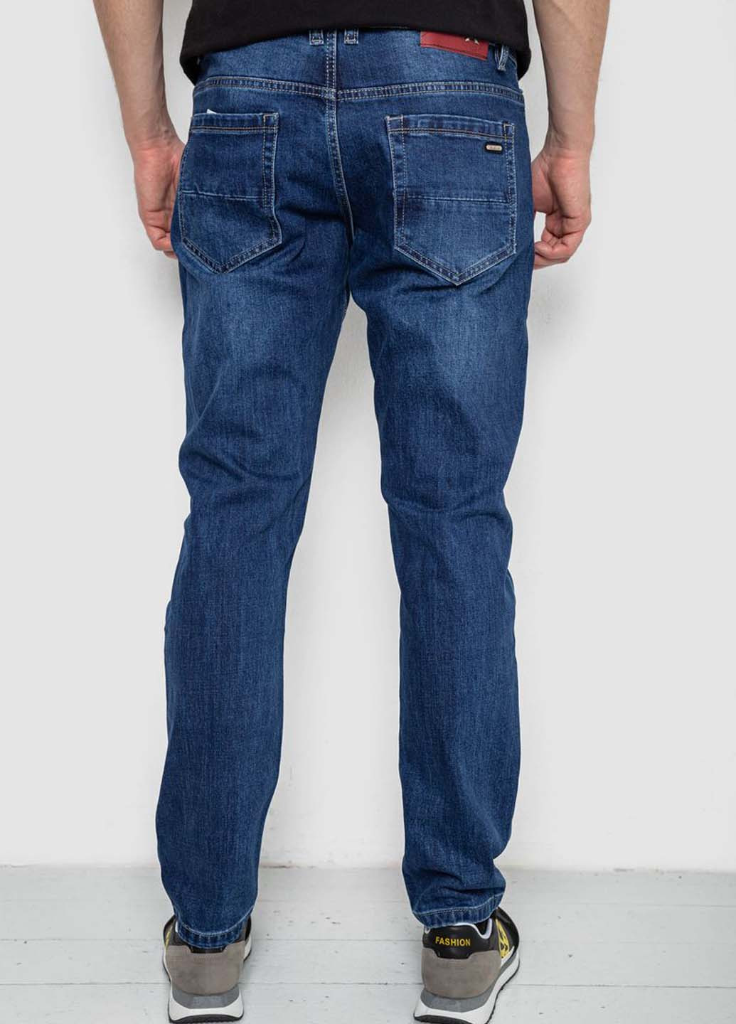 Синие демисезонные регюлар фит джинсы Ager