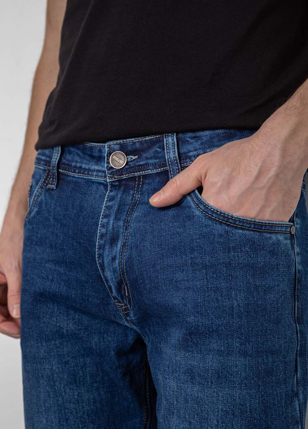 Синие демисезонные регюлар фит джинсы Ager