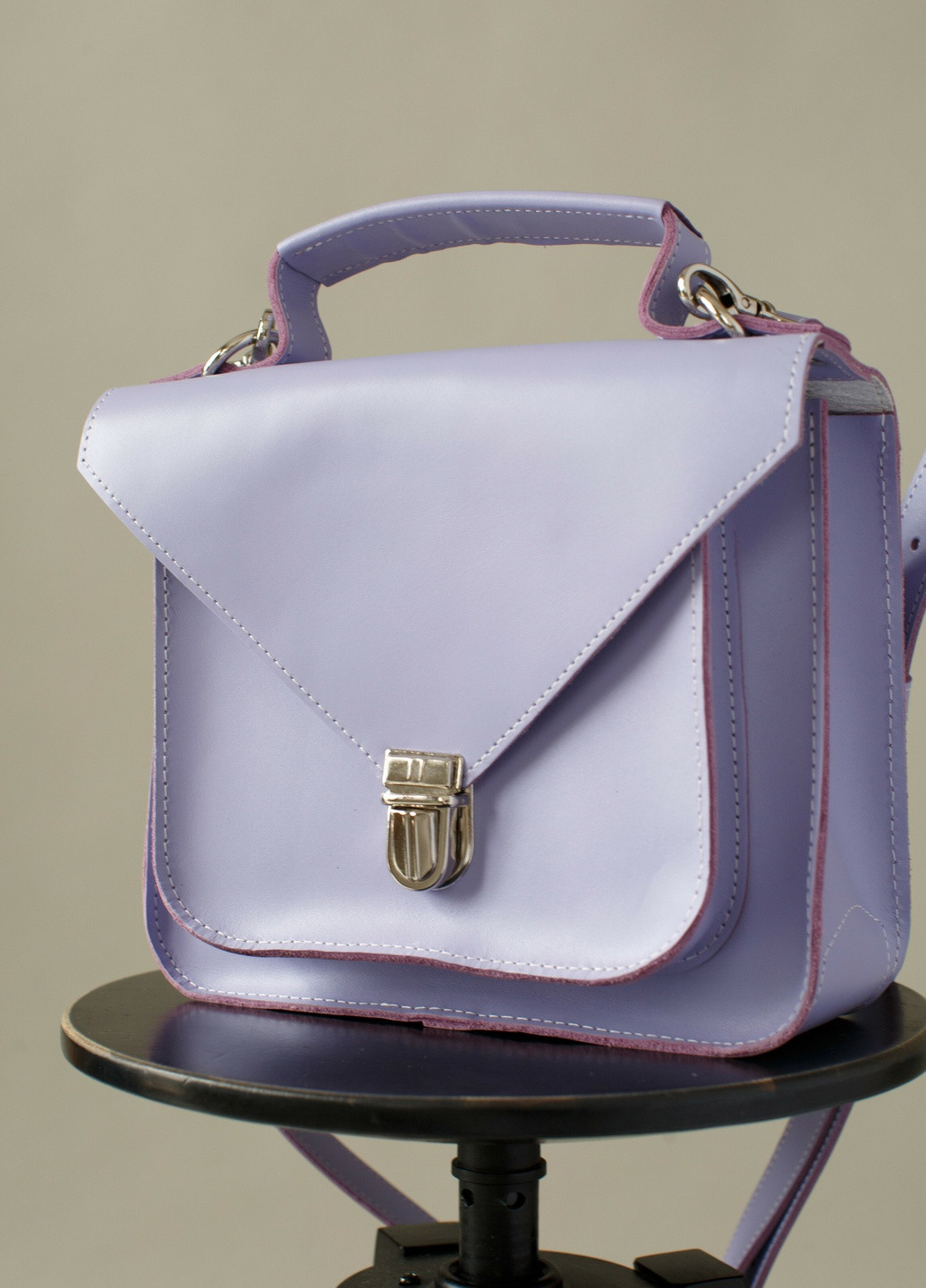 Женская деловая сумка ручной работы из винтажной натуральной кожи бордового цвета Boorbon (253342383)