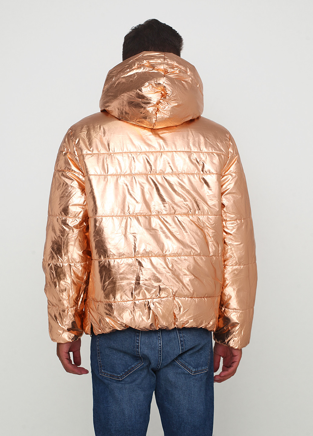 Золотистая зимняя куртка H&M