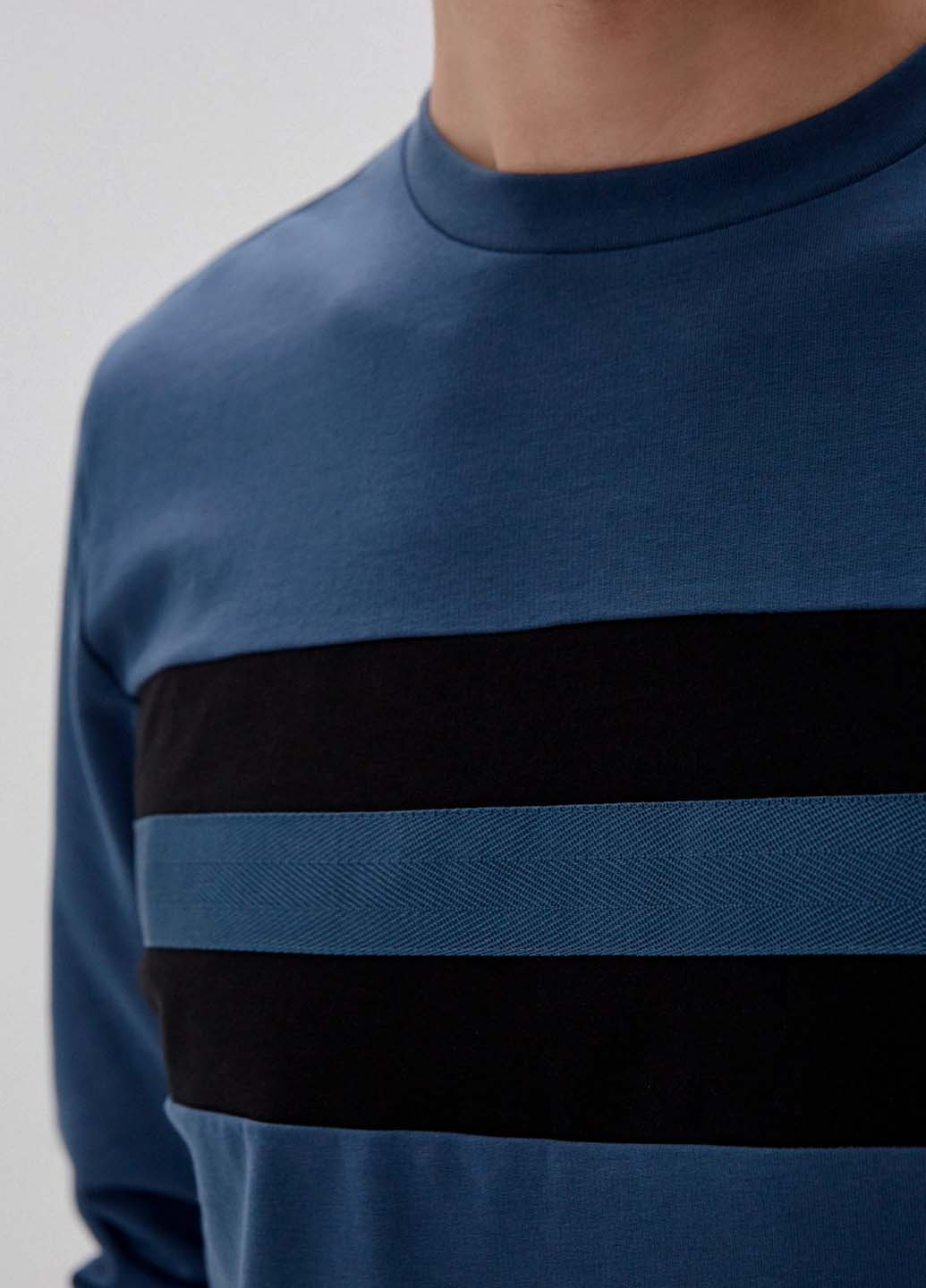 Синій демісезонний светр світшот Antony Morato
