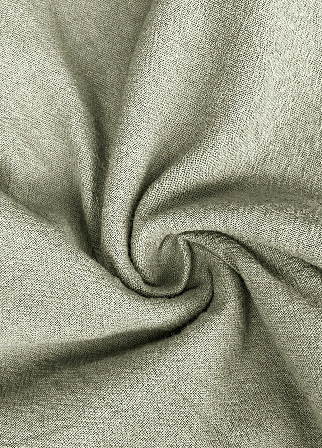 Серо-зеленая кэжуал однотонная юбка SHEIN на запах, а-силуэта (трапеция)