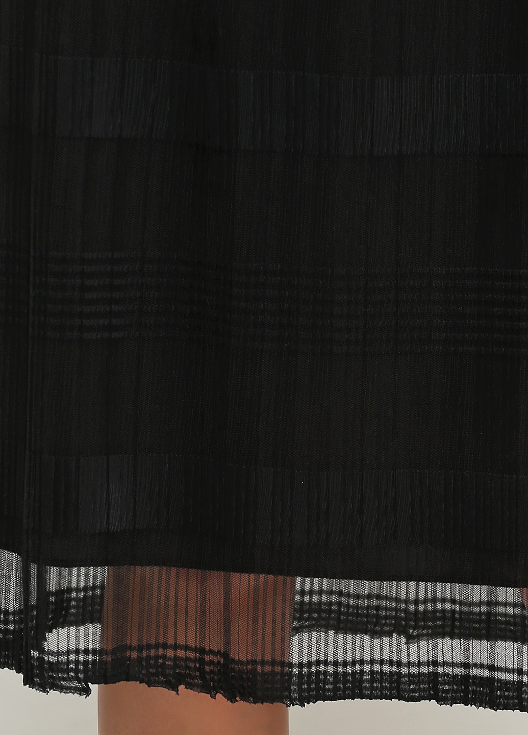 Черная кэжуал однотонная юбка BRANDTEX COPENHAGEN миди