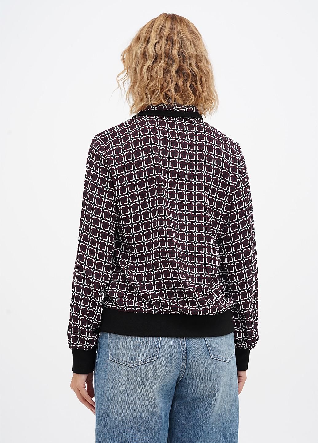 Бордова блуза Sassofono