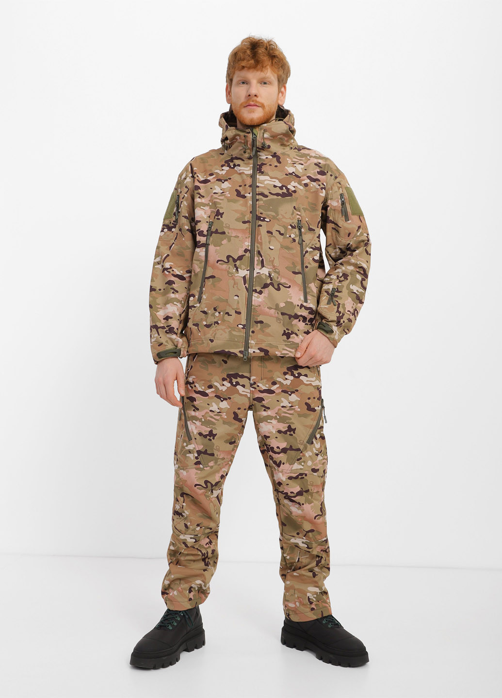 Оливкова (хакі) демісезонна куртка Braska 72-6534/399