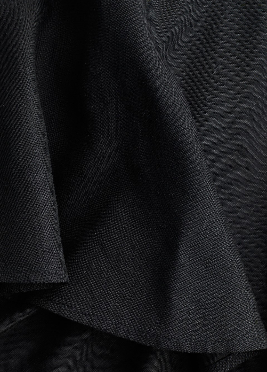 Черная кэжуал однотонная юбка H&M