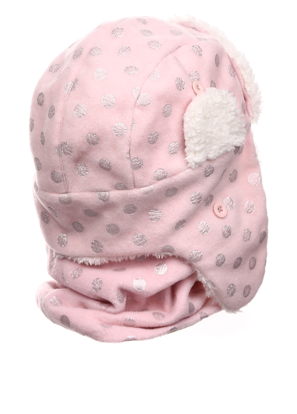 Розовый зимний комплект (шапка, шарф-снуд, перчатки) Banana Republic