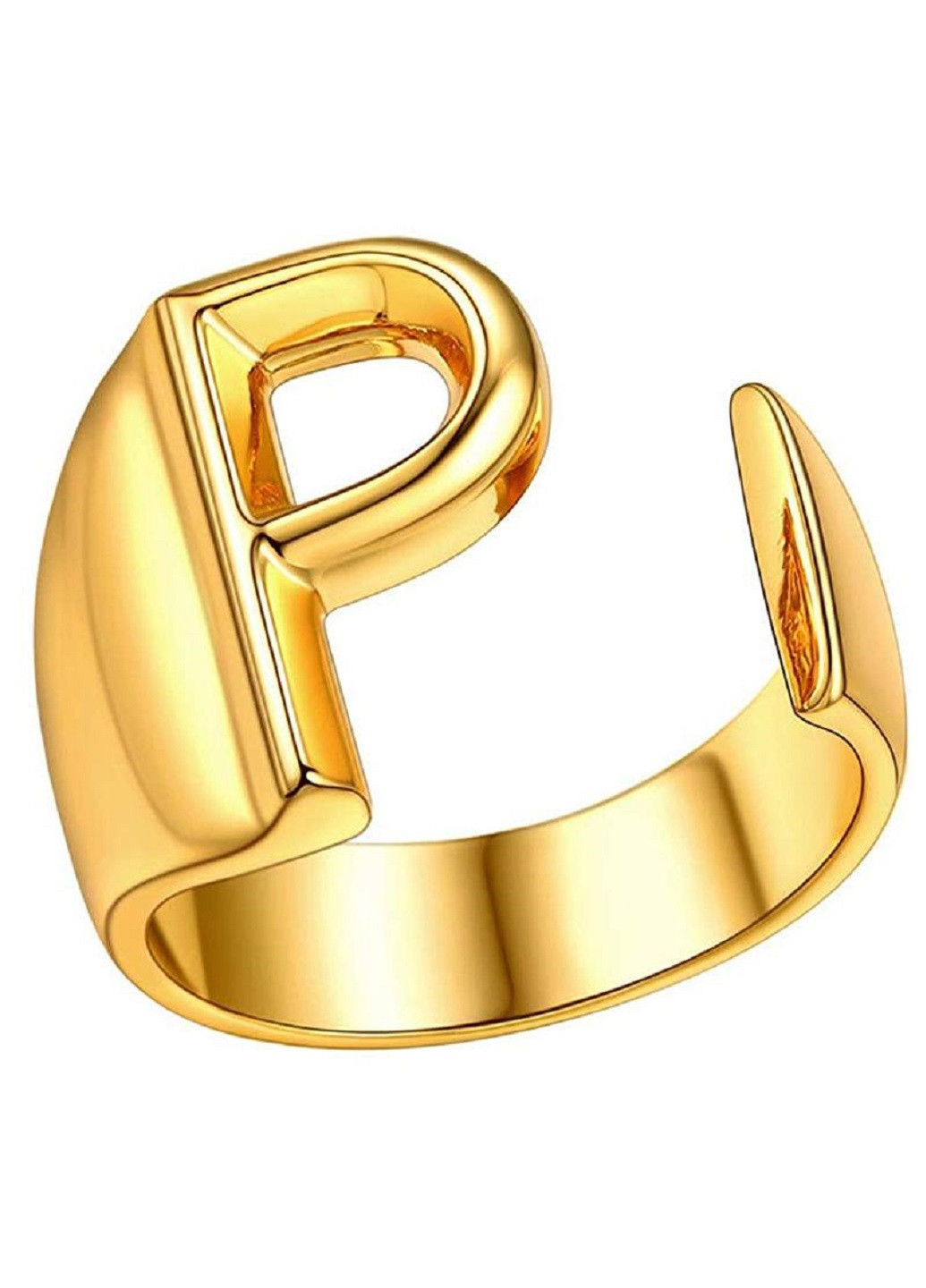 Регулируемое кольцо с буквой P A&Bros (251914976)