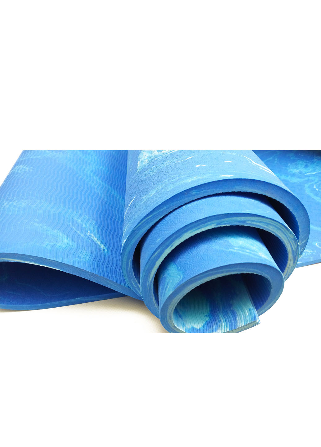 Коврик для йоги PER Premium Mat 8 мм синий (мат-каремат спортивный, йогамат для фитнеса, пилатеса) EasyFit (237596271)