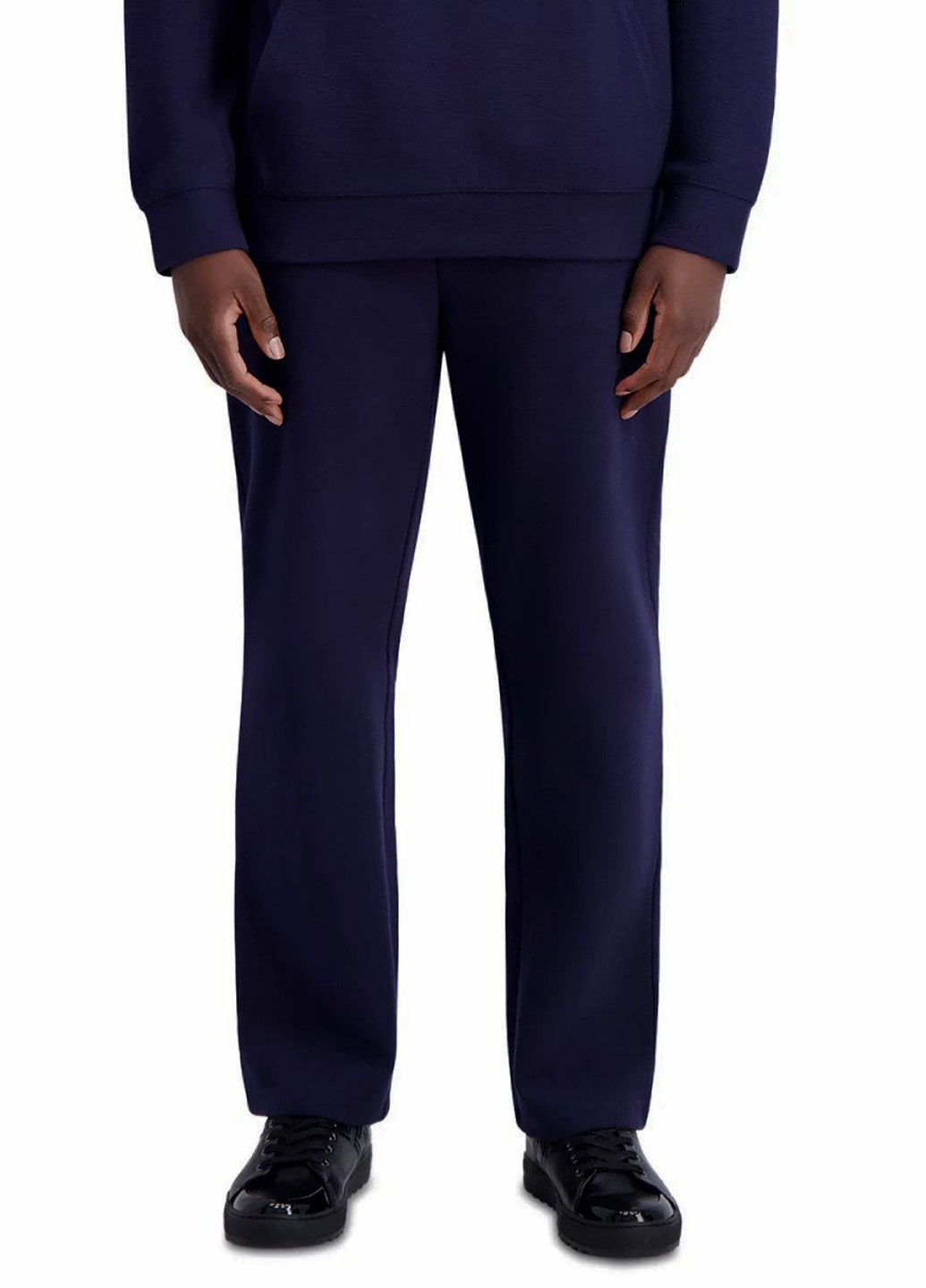 Синие спортивные, кэжуал демисезонные прямые брюки Karl Lagerfeld