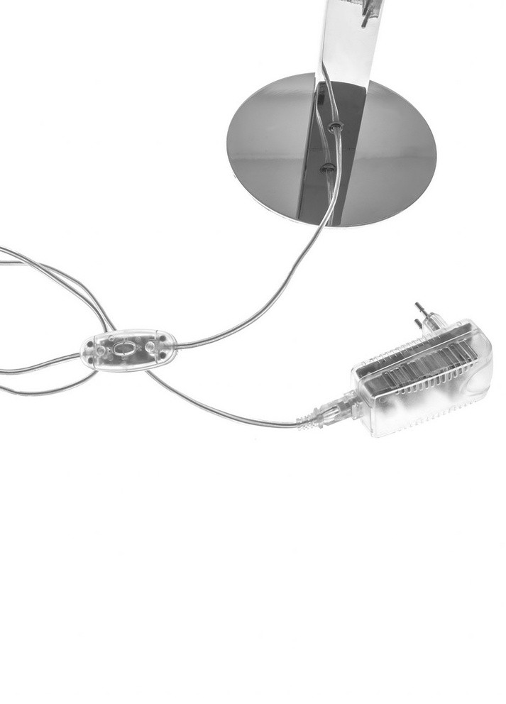 Настольная лампа лед для кабинета на тумбочку или прикроватная хай-тек BL-533T/14W CH Brille (253881880)