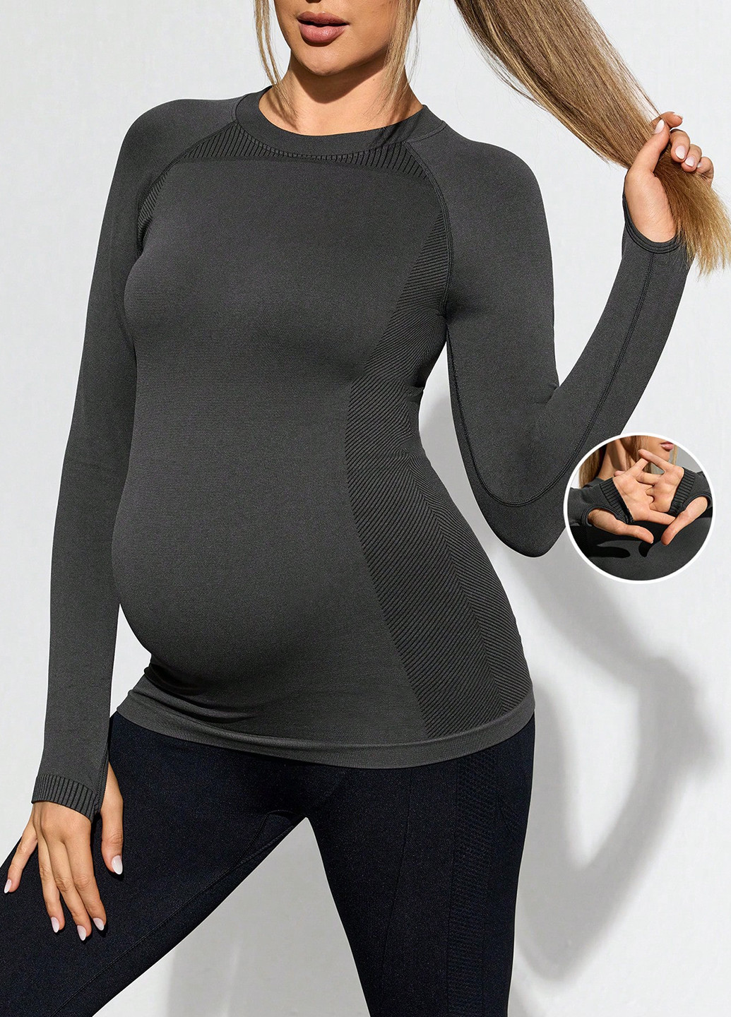 Лонгслів для вагiтних SHEIN (365770042)