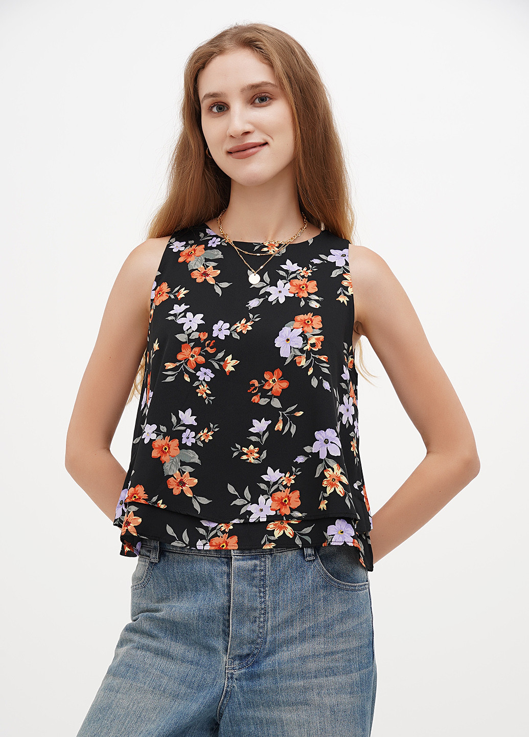 Чёрная блуза Terranova