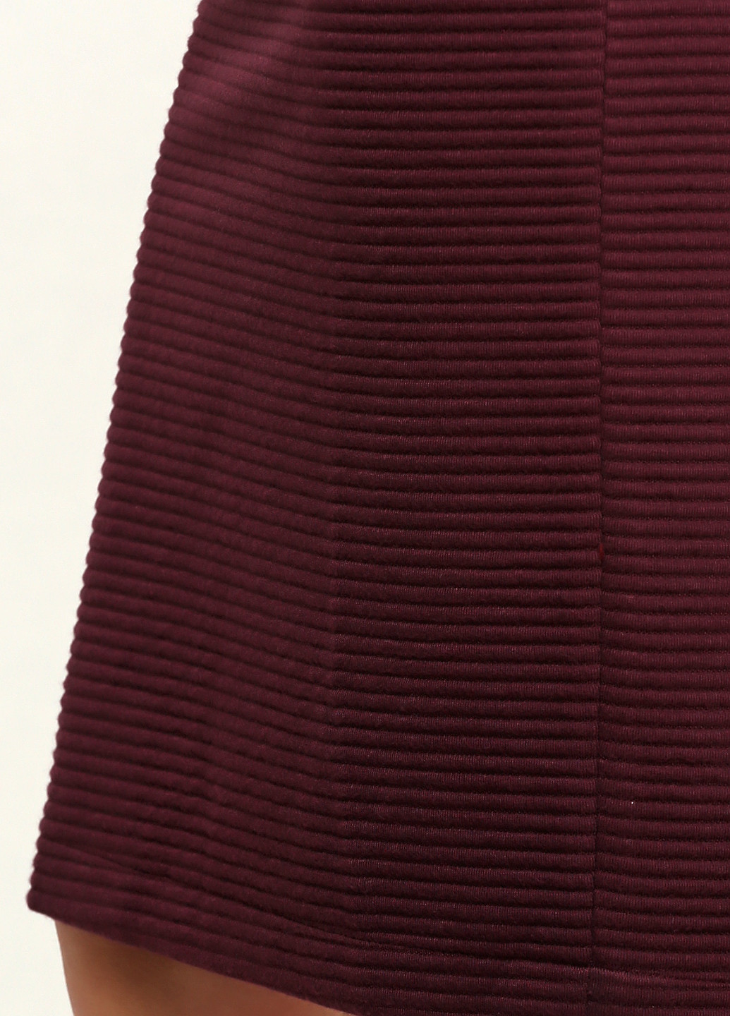 Бордовая кэжуал однотонная юбка Gerry Weber с высокой талией
