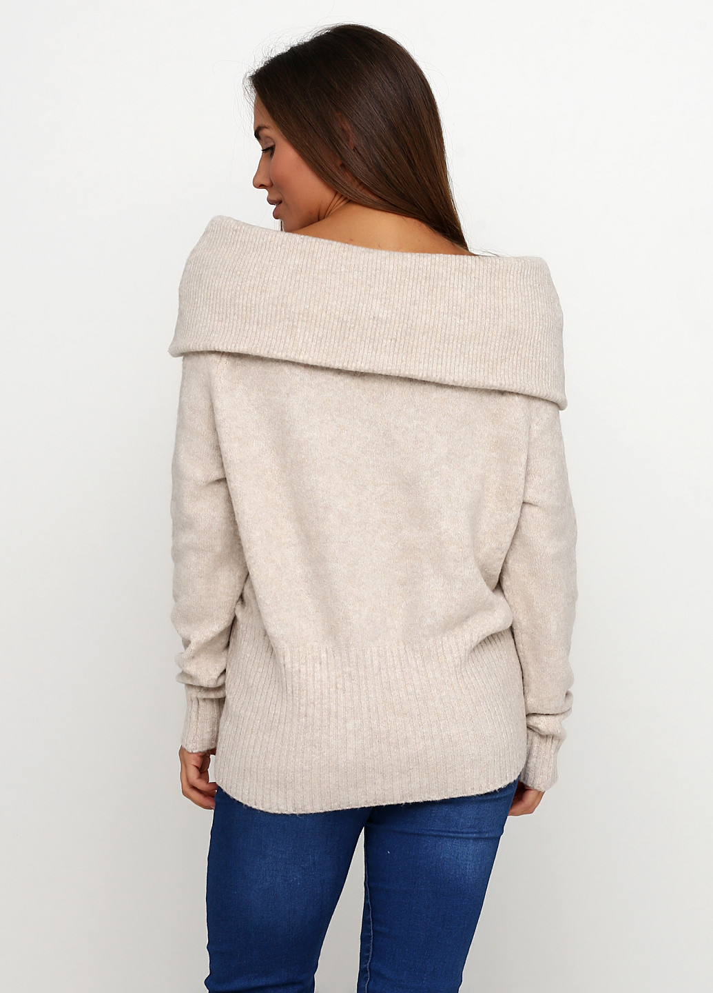 Молочний демісезонний светр джемпер H&M