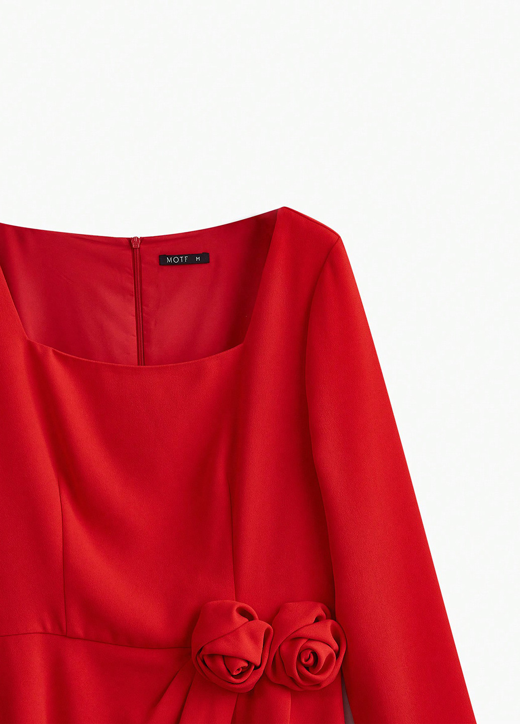 Червона вечірня сукня футляр SHEIN однотонна