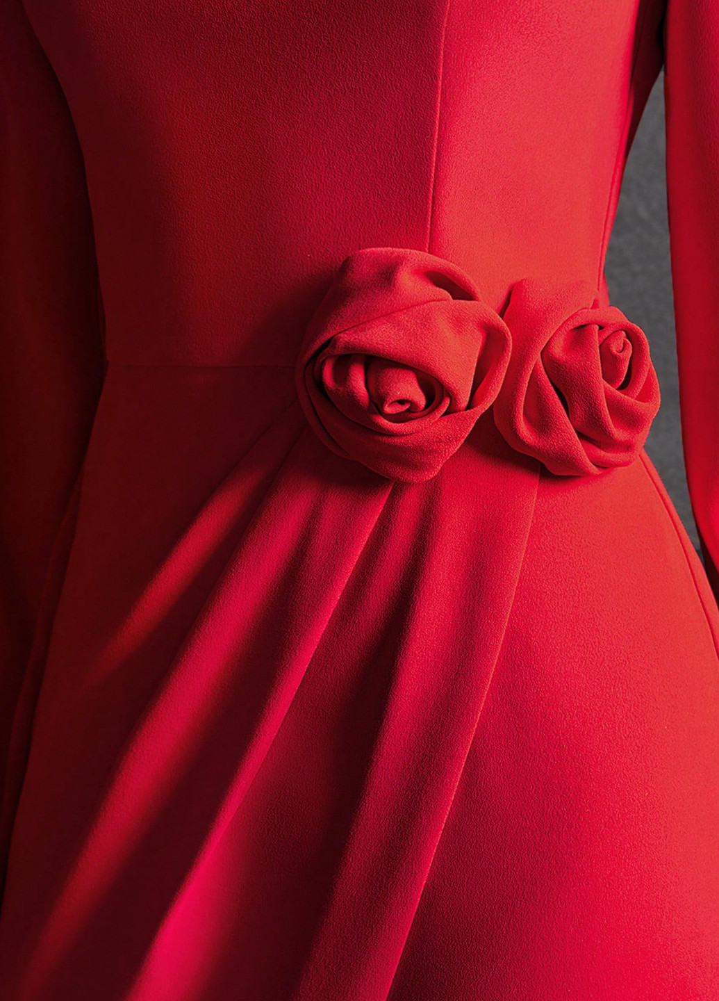 Червона вечірня сукня футляр SHEIN однотонна