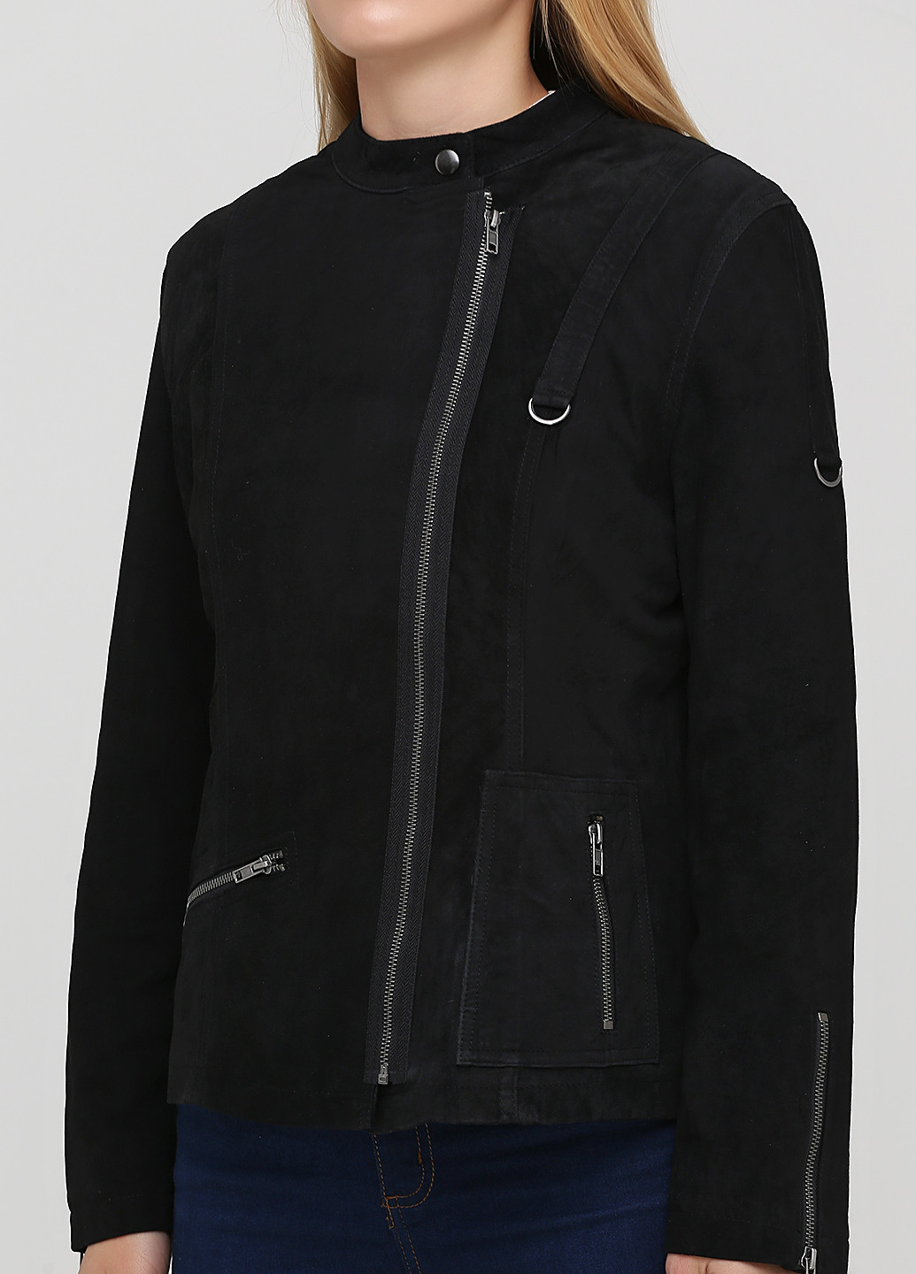 Черная демисезонная куртка ISACO