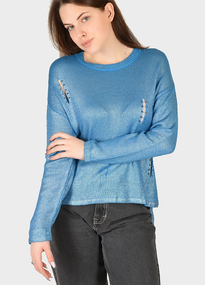 Голубой демисезонный свитер AAA