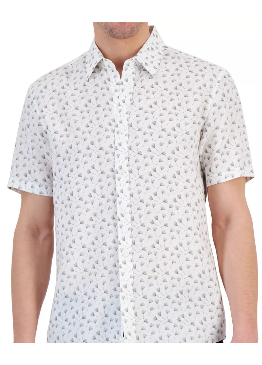 Белая кэжуал рубашка с рисунком Michael Kors