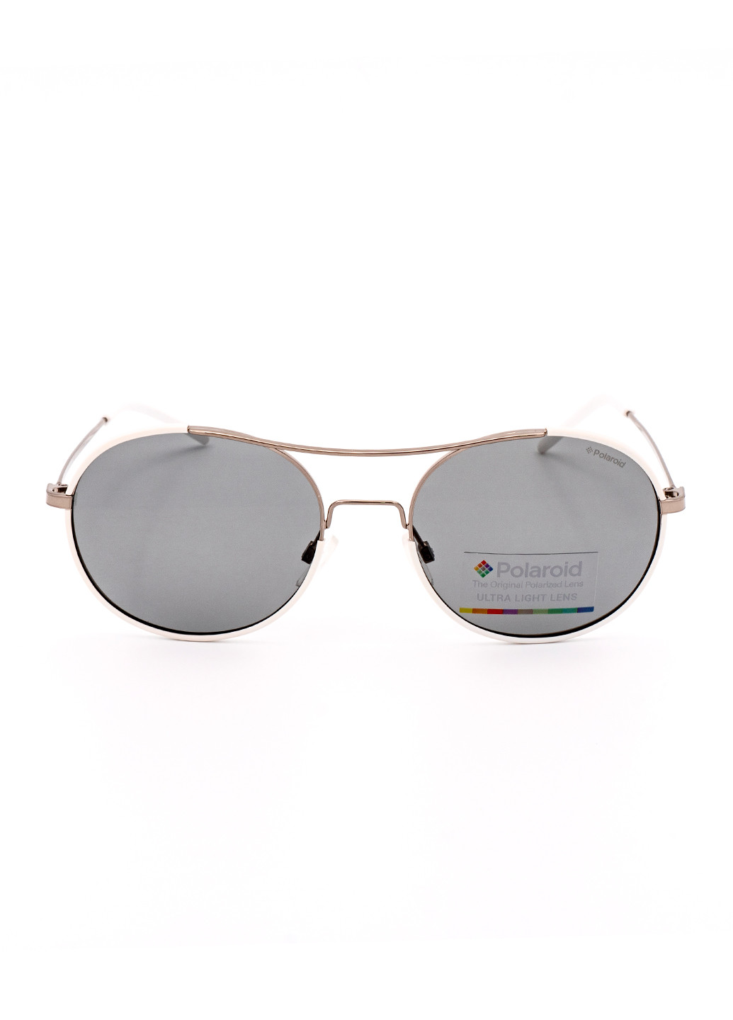 Солнцезащитные очки Polaroid однотонные серебряные