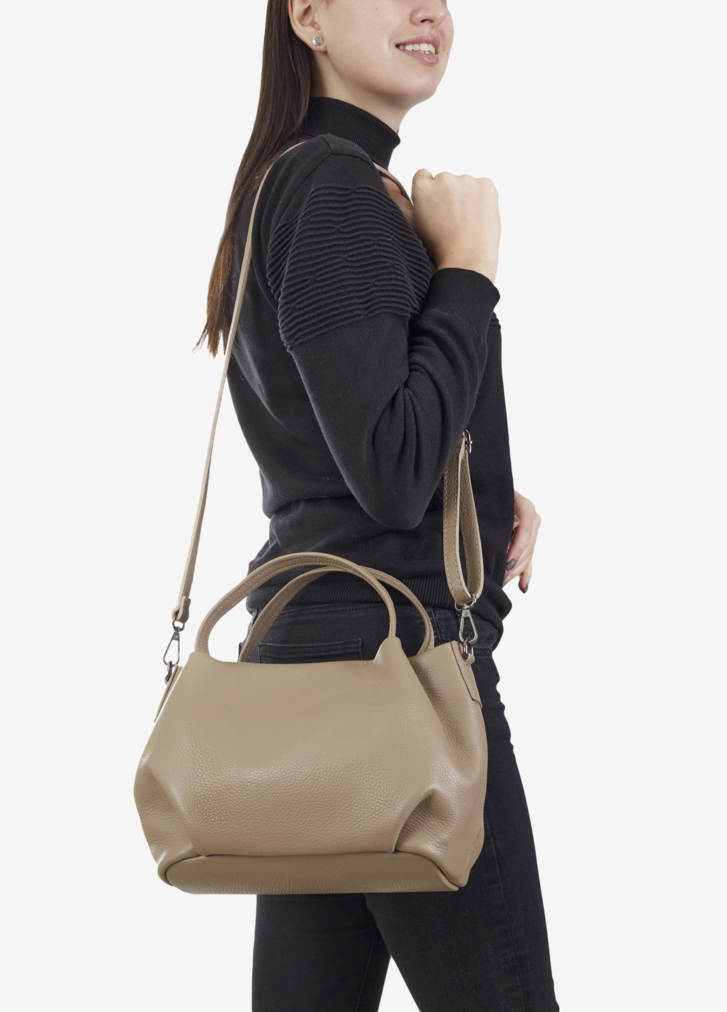 Сумка жіноча шкіряна тоут середня Tote Regina Notte (256249663)