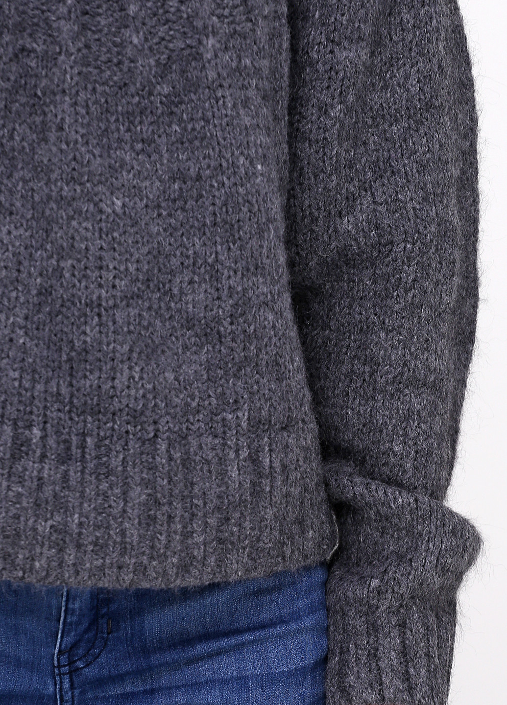 Серый зимний свитер Weekday