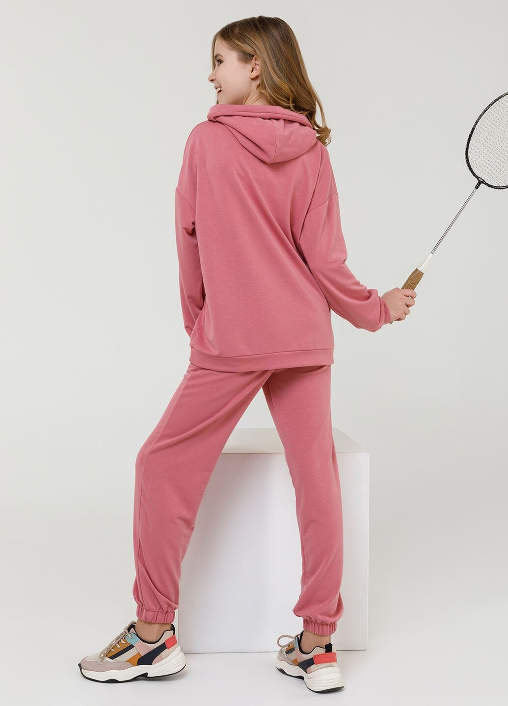 Розовый демисезонный детские спортивные костюмы ISSA PLUS