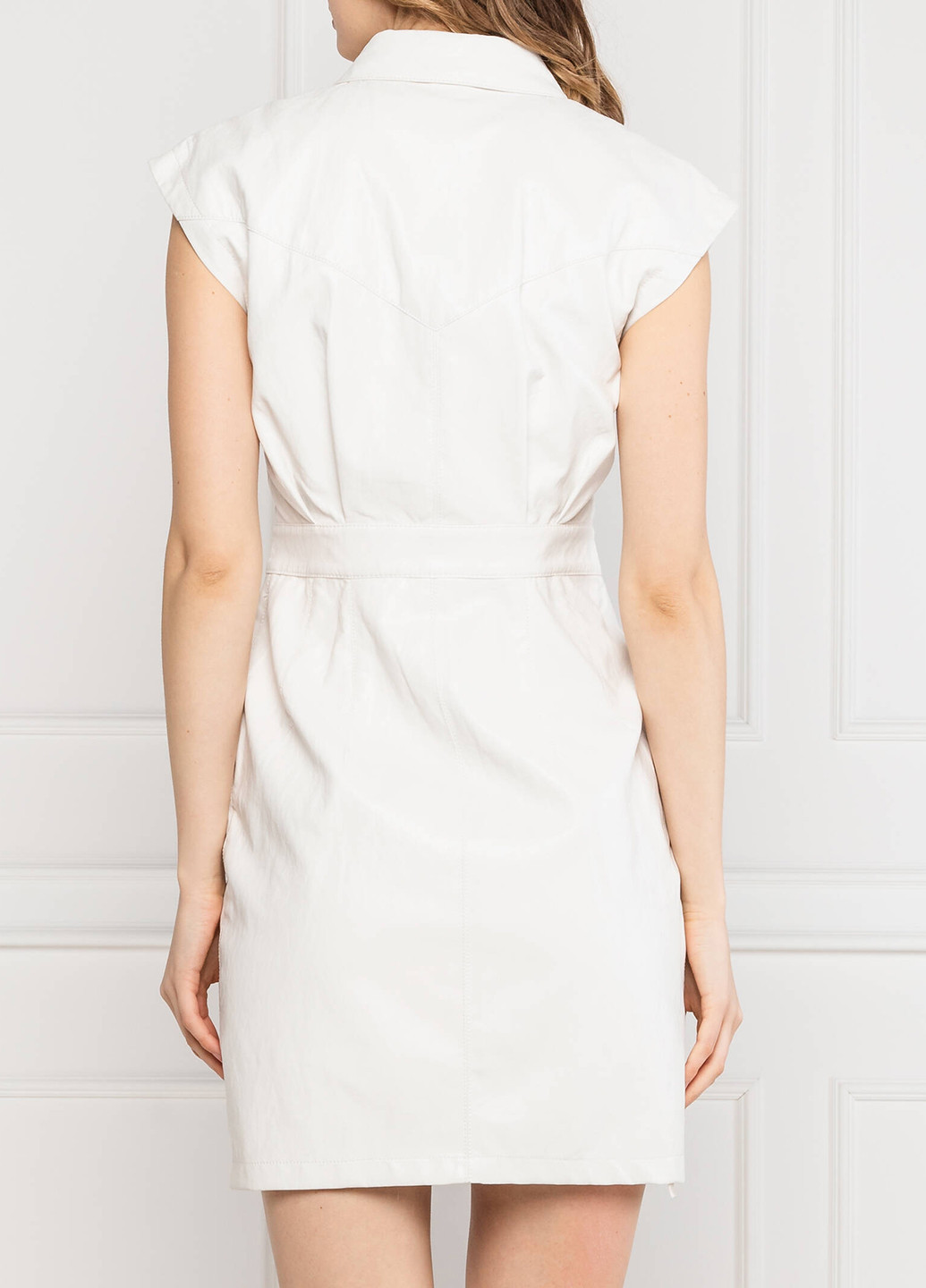 Белое кэжуал платье Pinko однотонное